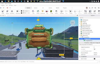 design modern roblox game UI UX import into roblox studio roblox gui script ui