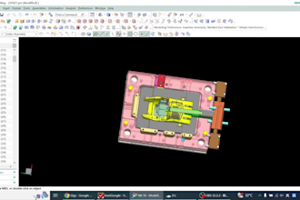 do plastic injection mold design and 3d modeling