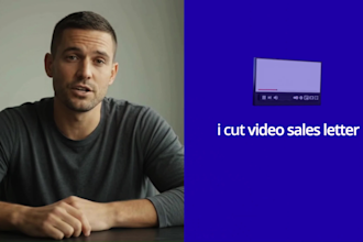 be your vsl video editor for video sales letter talking head editing