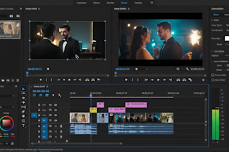edit cinematic wedding and birthday teaser videos