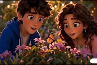 3d pixar style ai animation 3d ai storytelling cartoon disney 3d pixar animation