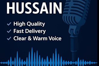 record professional urdu and hindi voice over with clear and natural voice