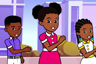 create 2d kids learning video 2d animation for kids 2d cartoon video animation