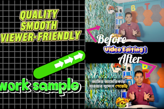 do social media video edit, youtube video editing