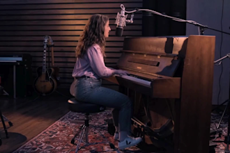 sing and produce professional female musical theater and folk pop songs