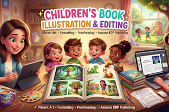 proofread and edit children story book book editor and book proofreading for kid