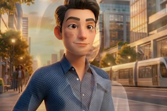 do 3d pixar style  ai animation proposal video ai storytelling story pixar art