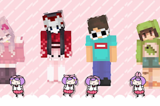 do a live2d vtuber rig for your minecraft skin