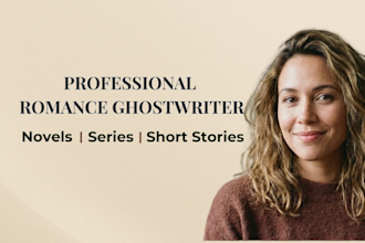 be your romance story ghostwriter, edit, rewrite romance ebook