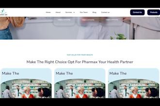 design and develop a multivendor pharmacy ecommerce website