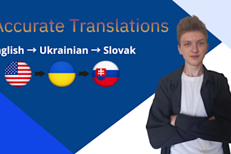 translate english, slovak, and ukrainian texts for freelancers and creators