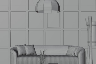 create realistic 3d interior renders