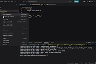 automate excel tasks using python