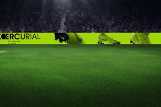 create stadium led ads, pitchside billboard and football advertising animation
