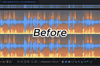 remove background noise, echo, reverb and repair audio