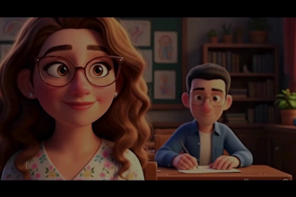 create 3d pixar style ai animation video ai storytelling 3d ai cartoon animation