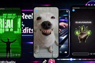 create faceless tiktok reels, youtube shorts,tiktok faceless video edits