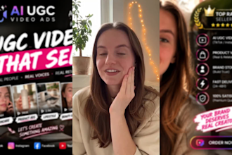 create ai ugc video ads in english for ecommerce, app or brand