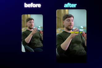 edit short form videos for reels, youtube shorts and tiktok