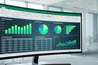 design ms excel spreadsheets, formulas, and dashboards