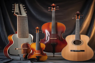 record pro steel guitar, violin, cello and acoustic guitar for your music