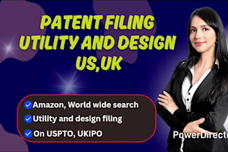 do utility and design filing on uspto, ukipo
