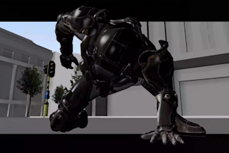 create 3d character animation in blender or autodesk maya