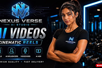 create professional ai video cinematic reels ai voiceover