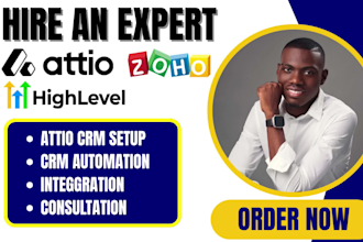setup attio crm, automate attio, gohighlevel, zoho, attio workflow, attio expert