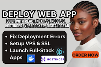 deploy react nextjs nodejs app on aws vps docker and hostinger web hosting
