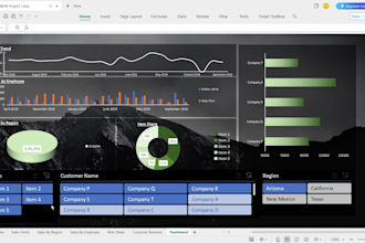 build excel dashboard, mis report, KPI tracker with automation