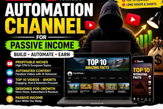 build a youtube automation channel for passive income