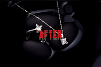 create stunning jewelry before and after video for instagram reels