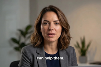 create a professional consultant or business introduction video