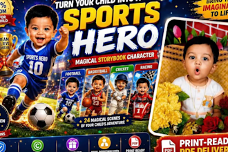 create custom personalized storybook videos and images for your child