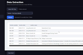 my PDF data extraction desktop app for your workflow