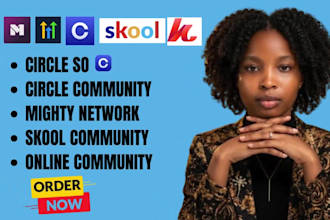 setup circle community, online course, membership site