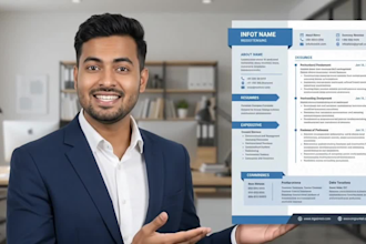 write ats resume, cover letter, bio, and linkedin profile