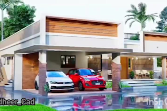 design 3bhk vasthu house plan with 3d
