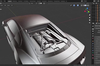 3d car animation, car intro video, vehicle animation, 3d cinematic animation