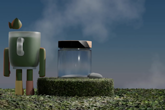 create custom 3d designs with bold colours and textures