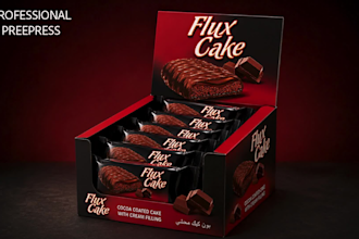 design and prepare for printing your pasta coffee cakes biscuits etc