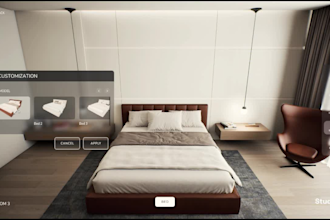 realistic 3d property walkthrough with configurator
