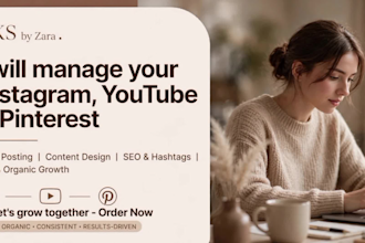 be your viral instagram pinterest youtube manager