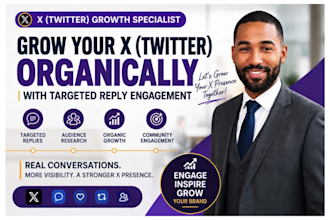 grow your twitter reply guy service engagement boosting grow x organically