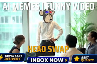 do video face swap face replacement head replacement funny video head swap, meme