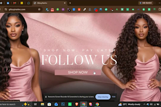hair extension website, wix hair extension store, salon hair extension website