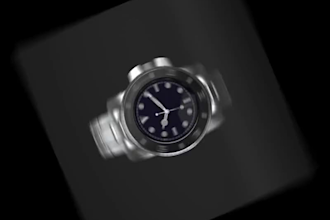 create realistic 3d wrist watch design, modeling and rendering