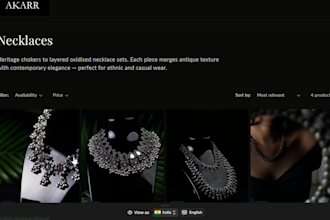 build a shopify store and an e commerce website