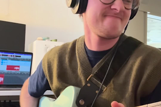 record professional indie pop guitar tracks for your song